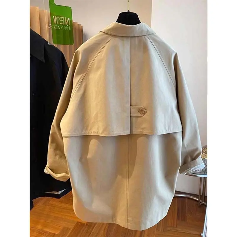 Withdraw the new high-end Korean version of casual loose and thin long-sleeved tooling shirt jacket