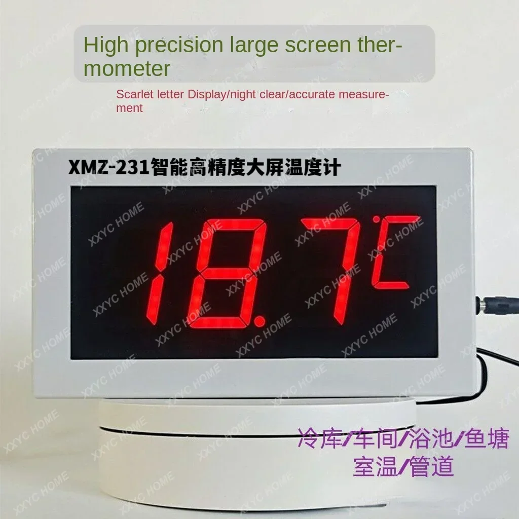Scarlet letter large screen digitala utomatic thermometer r cold storage industrial pool temperature