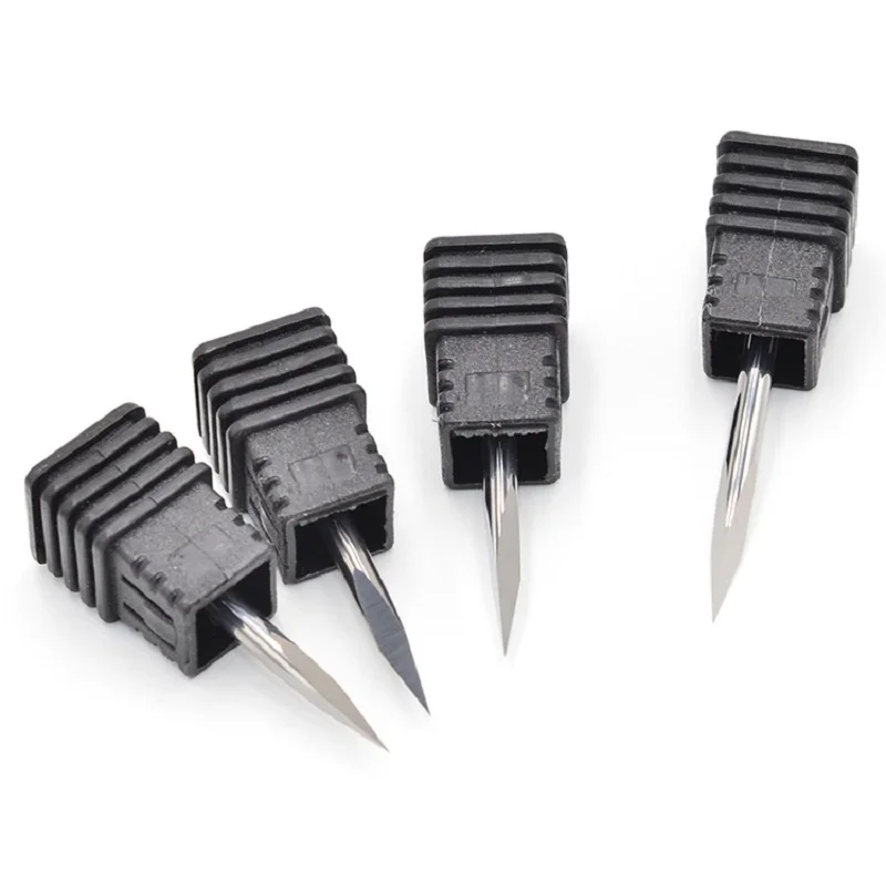 Punta per incisione A forma di V in metallo duro integrale A 3 facce/utensile per Router di CNC per utensili da taglio A forma di v in metallo duro/CNC serie A