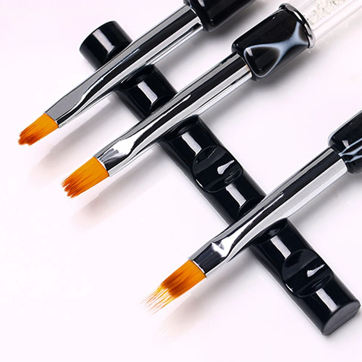 

5 Grids Phototherapy Pen Holder for Nail Art Tools Brush Stand Portable Ultra Convenient DIY Nail Salon Use