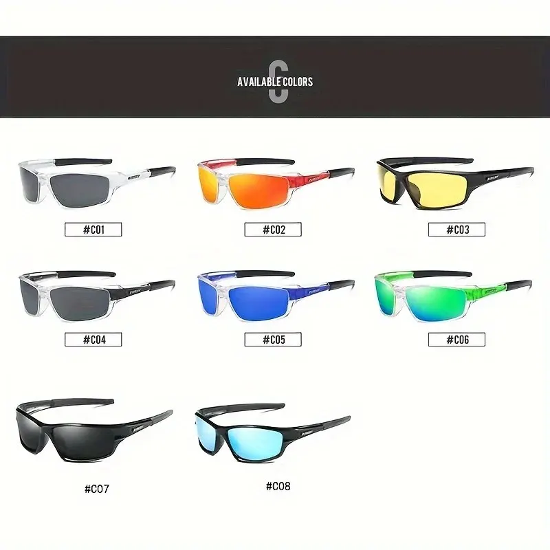 DUBERY Polarized Sunglasses For Men And Women 8 Colors Model 620