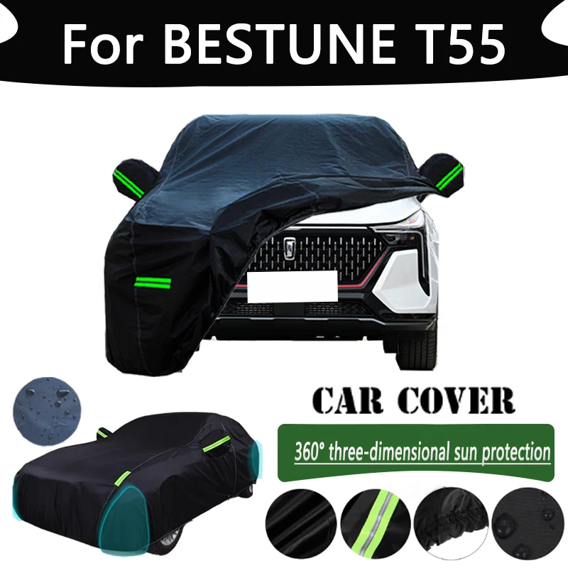 

For BESTUNE T55 Outdoor Protection Full Car Cover Snow Covers Rainwater Sunshine Dustproof Scratches Car Cover