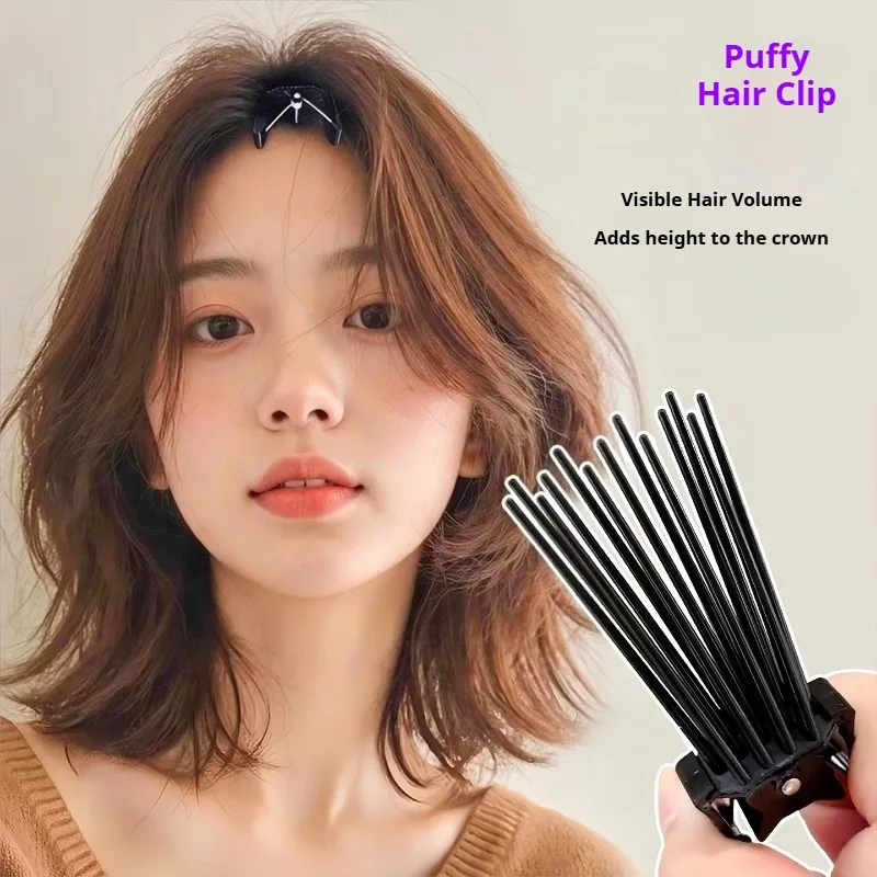 Fluffy Cranial Top Shaping Hair Grips Reusable Upgrade Volume Bangs Root Lifting Hair Clips for Ladies