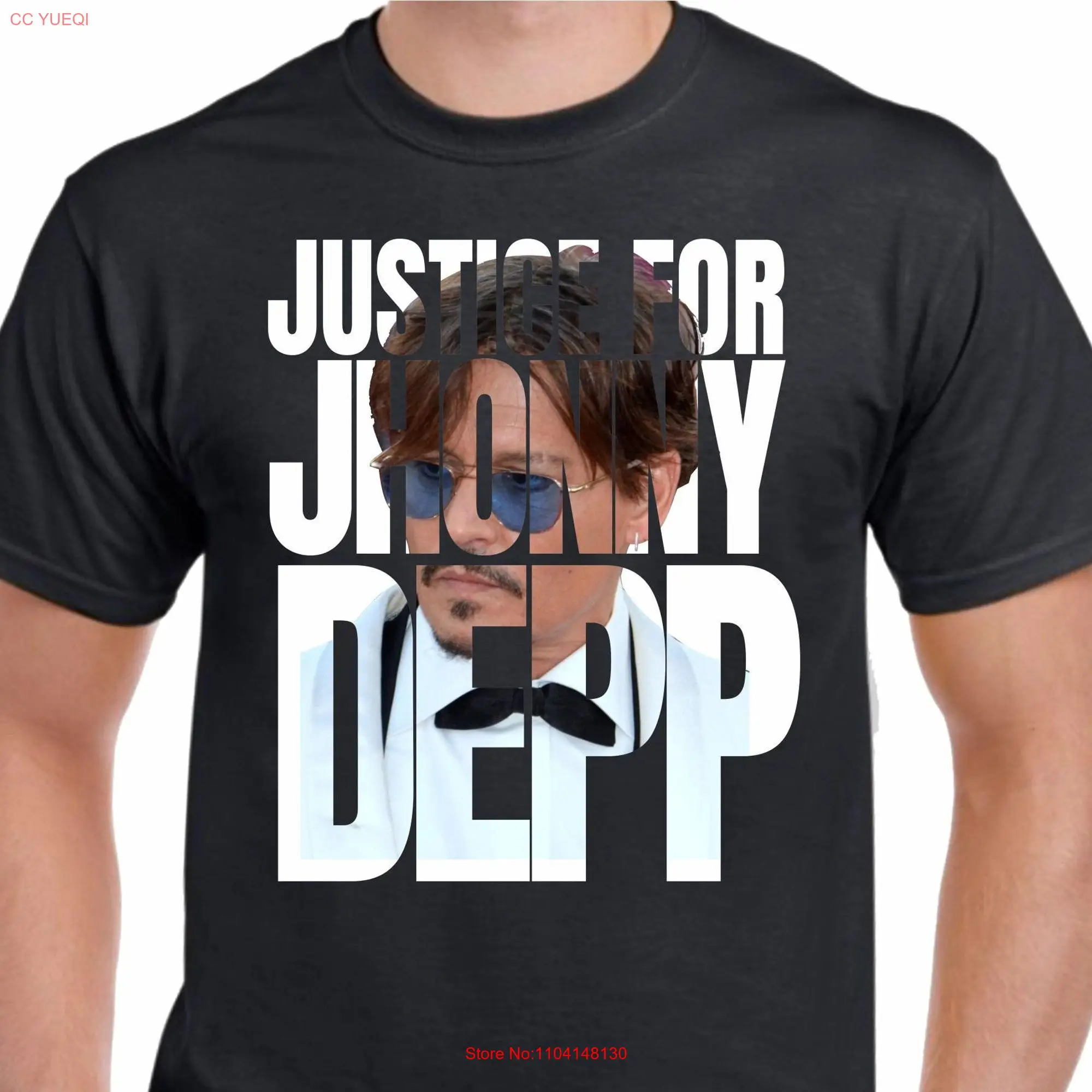 Justice for Jhonny Depp t shirt camisetas de Deep casual cool and eleganT of long or short sleeves