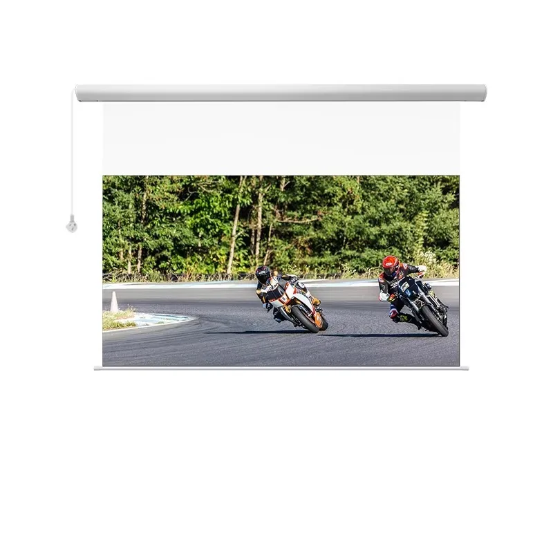 Hot Sale Electric Lift Projection Electric Wall Mount 120 Inch Photon Grey ALR Pet 16:9 4K Floating Screen