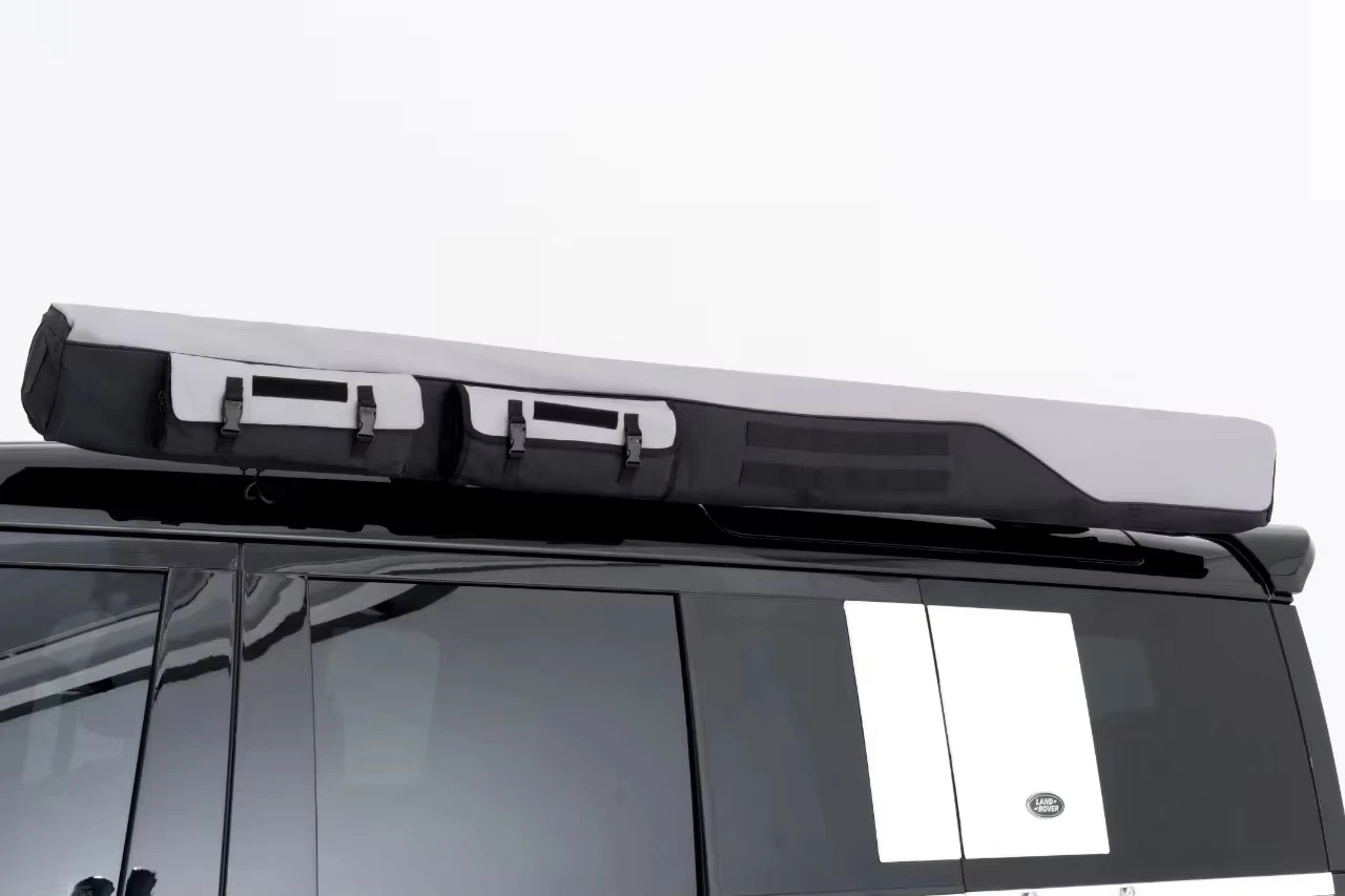 For RV Fashion Design Hard Shell 270 Awning 2m 2.5m Free Stand Graphene Filament Fabric Car Roof Side Awning For RV