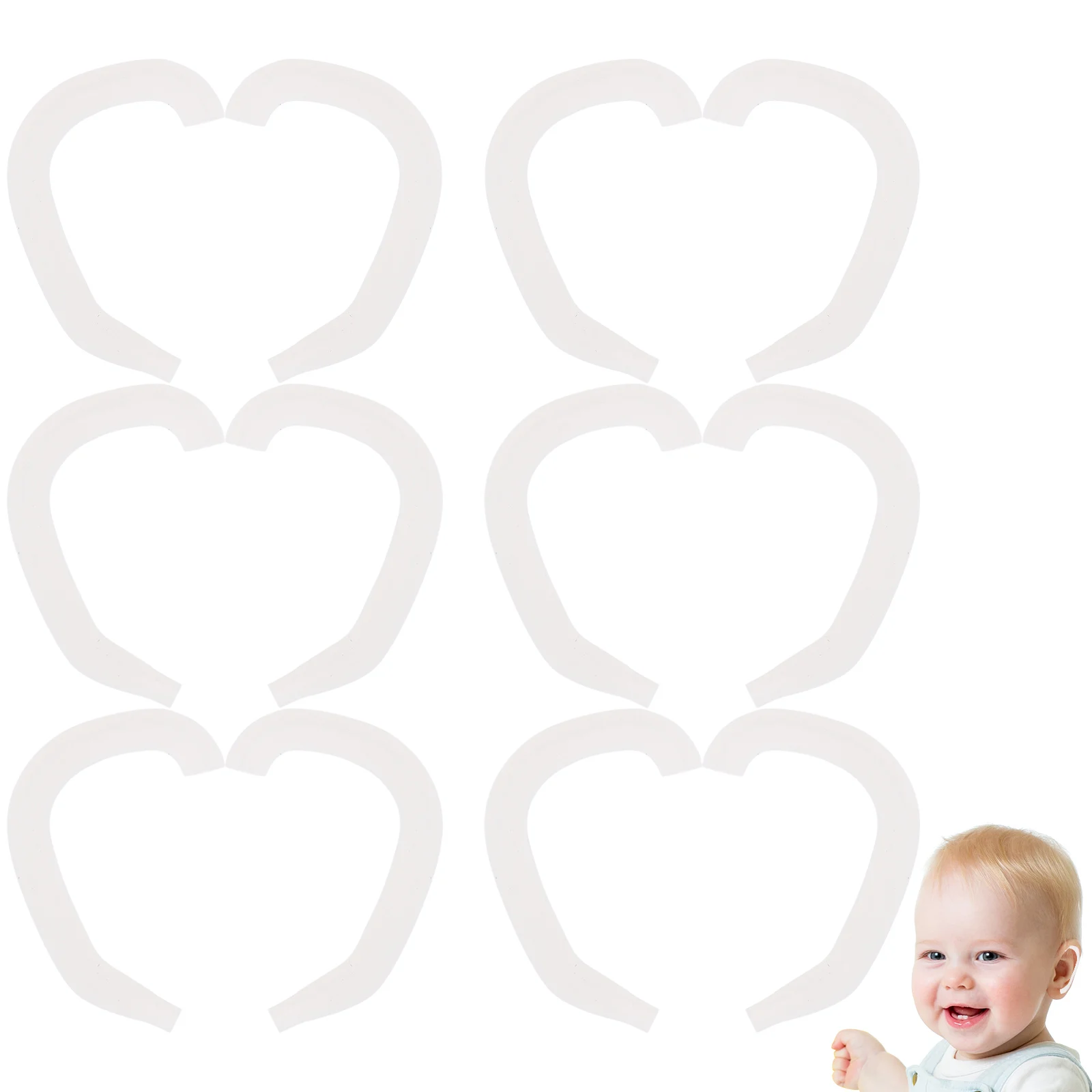 

Baby Ear Corrector Protruding Ear Support Silicone External Auricle Fixer For Newborn Deformed Ears Non-Surgical