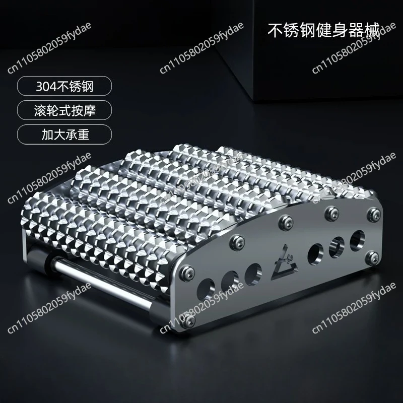 Stainless Steel Roller Massager, Automatic Foot Reflexology Massager for Home Use
