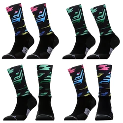 Professional Bike Team Aero Cycling Socks Seamless Anti Slip Sport Socks Road Bicycle Socks Outdoor Racing Bike Compression Sock