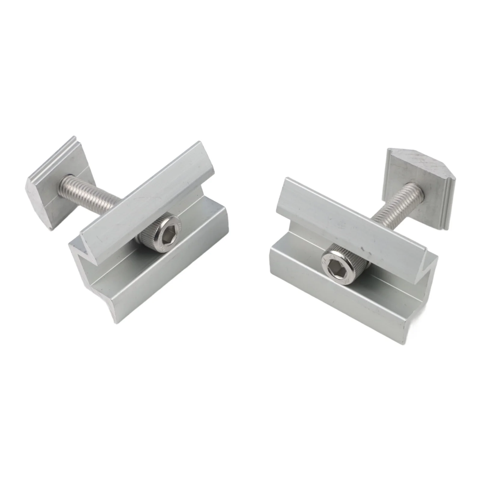 5pcs Aluminum Alloy Solar Mounting Bracket For Framed Frameless Panel Horizontal Vertical Installation Roof Ground Rack System