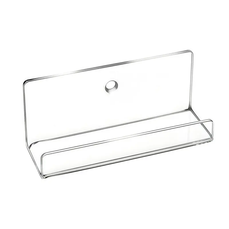 ABKP-Clear Vinyl Record Shelf Wall Mount Acrylic Vinyl Holder Floating CD Shelf