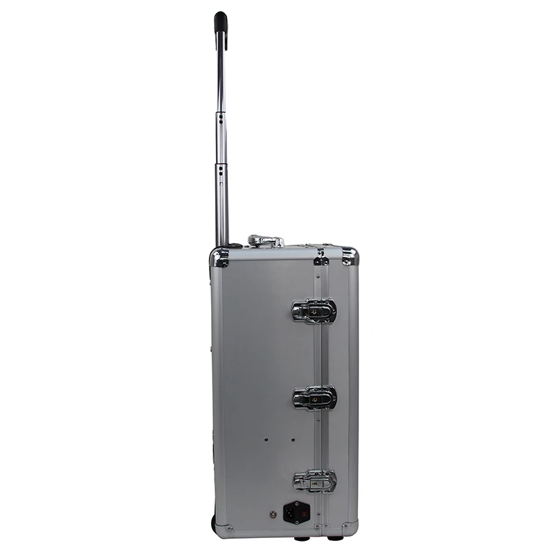 BD-406A Dentist Portable Dental Delivery Unit Cart with Air Compressor Suitcase and 4 Holder