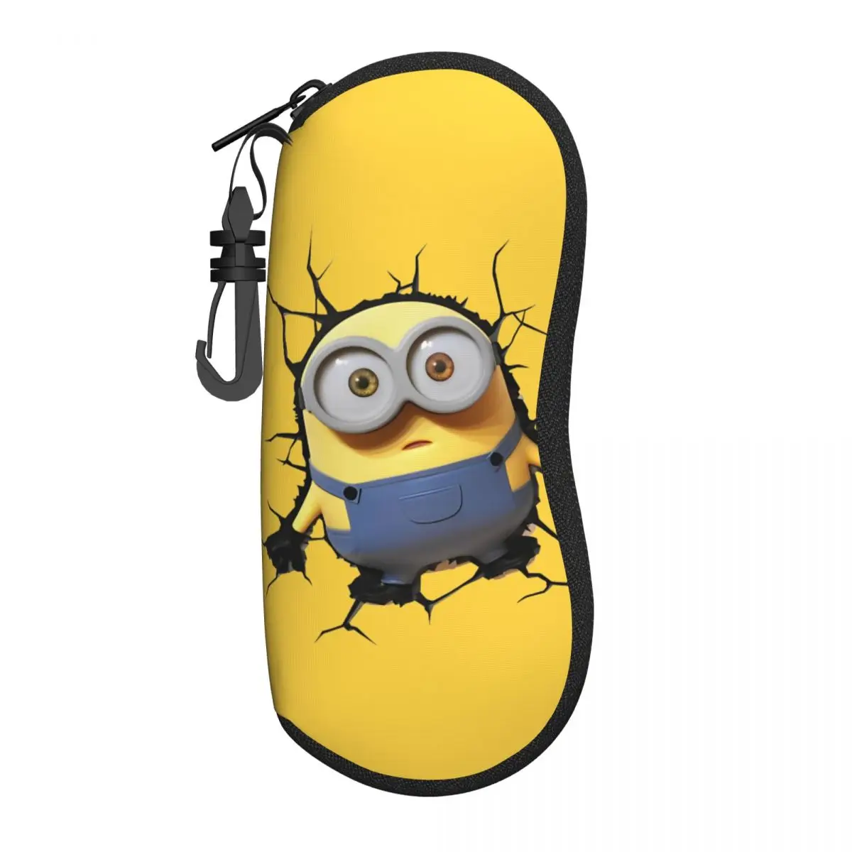 Minions Shocking Glasses Case Anti-Fall Eyewear Protector Small Eyeglasses Box