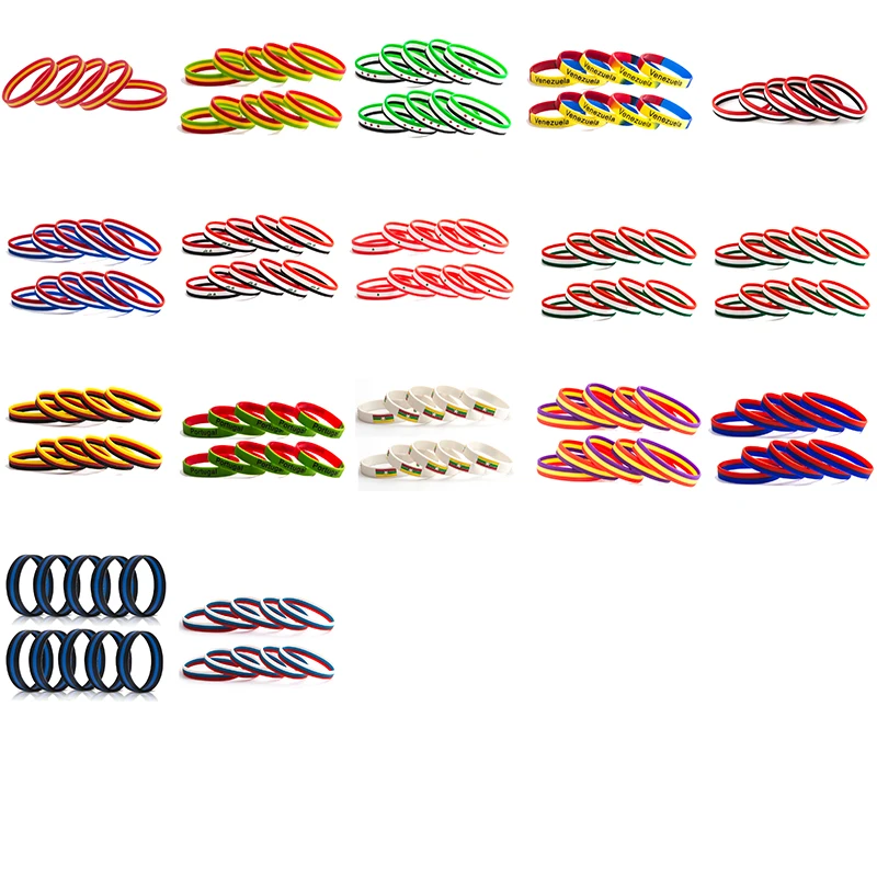 Bracelet Spain Russia Lebanon Italy Netherland Venezuela Colombia Iraq Portugual Germany