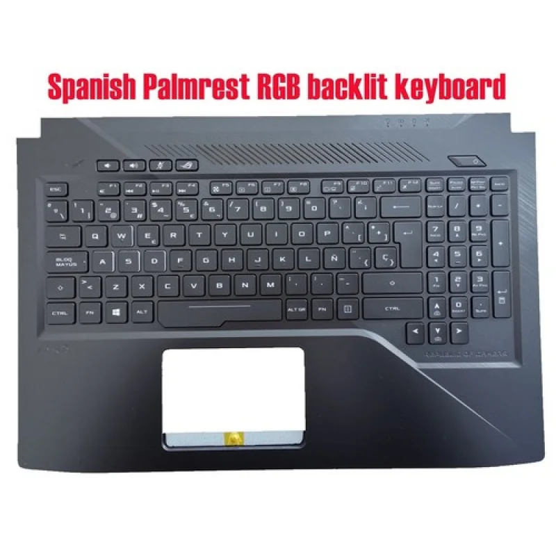 Y+Spanish Palmrest RGB backlit keyboard for Asus GL503VD 90NB0GQ2-R31SP0