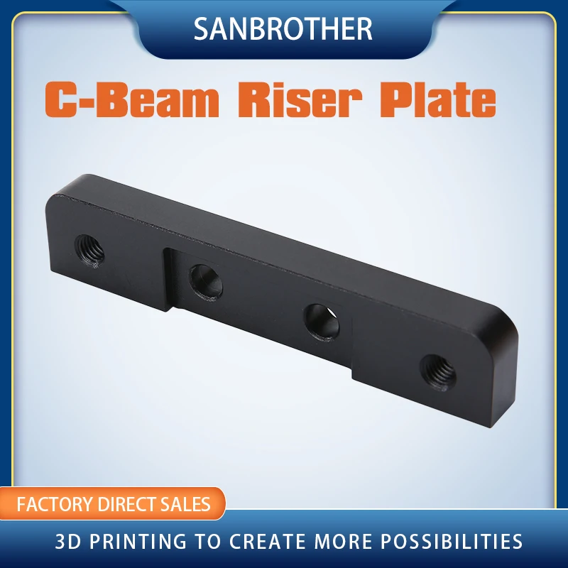 

1PCS C-Beam Aluminum Mounting Riser Plates for 3D Printer Parts CNC Machine