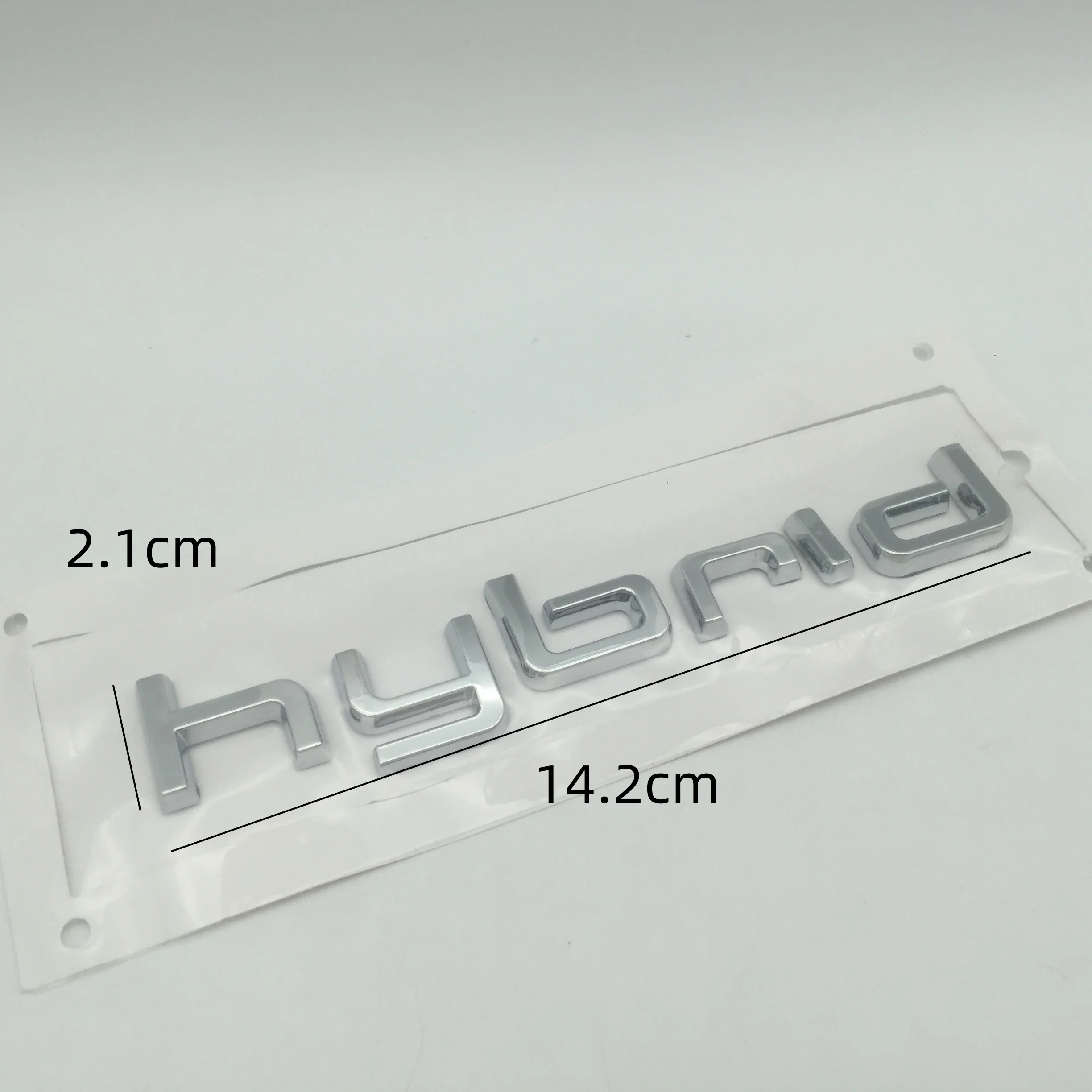 1 قطعة ABS ثلاثية الأبعاد لأودي الهجين سيارة رسالة شعار الجانب الحاجز الخلفي الذيل الجذع شارة ملصق مائي التصميم #2