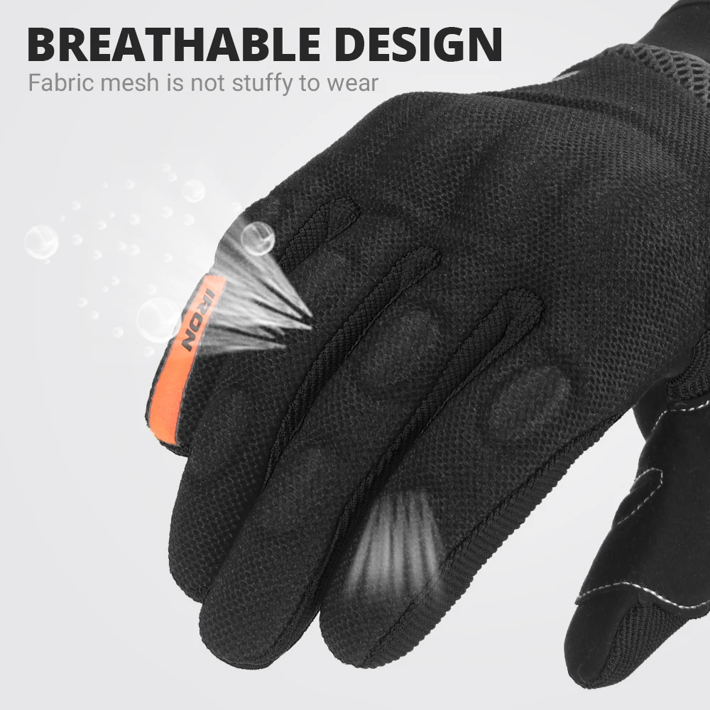 Summer Full Finger Motorcycle Gloves Men Breathable Touch Screen Motorbike Motocross Moto Biker Gloves Motorcycle Accessories - Image 4