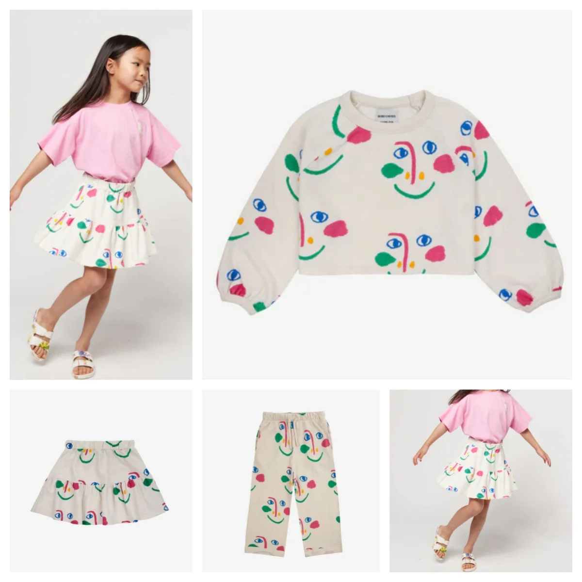 

Girls Summer Long Sleeve Hoodies Sweatshirts Children's Clothing Sets Child Boys Tops + Pants 2 Pcs Suits Kids Girls Skirts