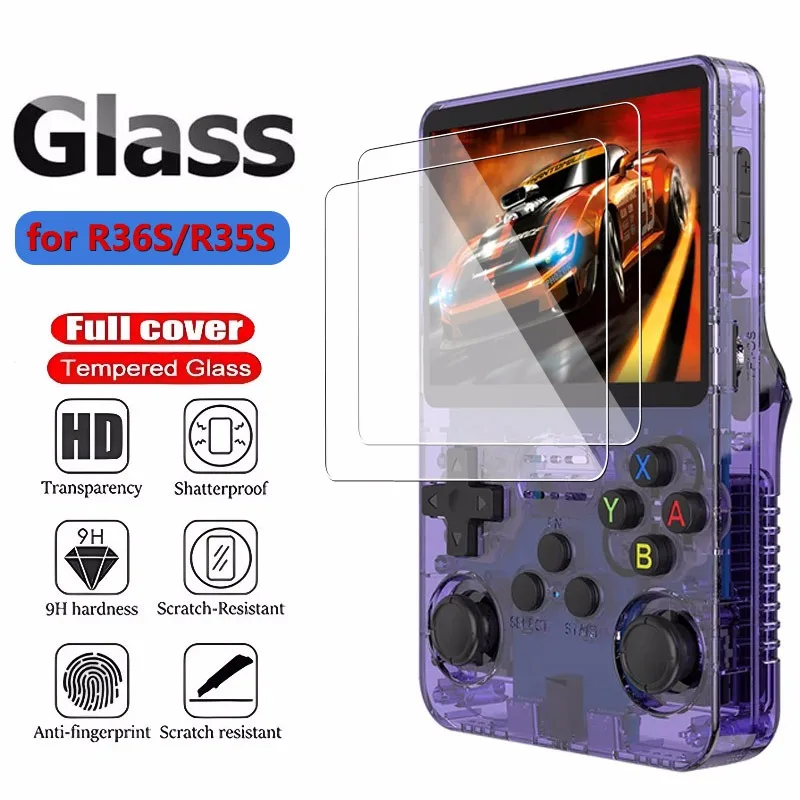 

2PCS Protective Tempered Glass for R36S/R35S/RGB20S Anti-scratch Screen Protective Film for R36S Glass Accessories