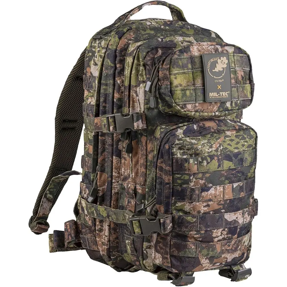 Mil-Tec Unisex Assault Pack - Rugged Durable Lightweight Ergonomic Versatile Tactical Outdoor Camping Hiking Backpack with Adjus