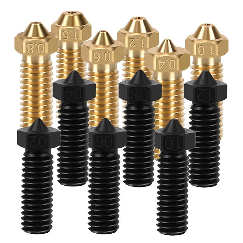 火山 CHT ノズル硬化鋼真鍮 3 穴ノズル E3D 火山 3D プリンタアクセサリー