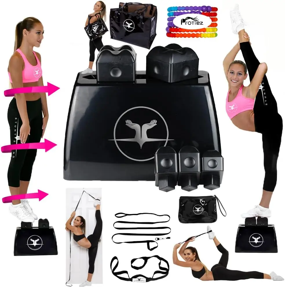 Cheerleading Stunt Training on the Ground, Training Equipment, Black, Increase Stunt Awareness Safely, Free Training Video Links
