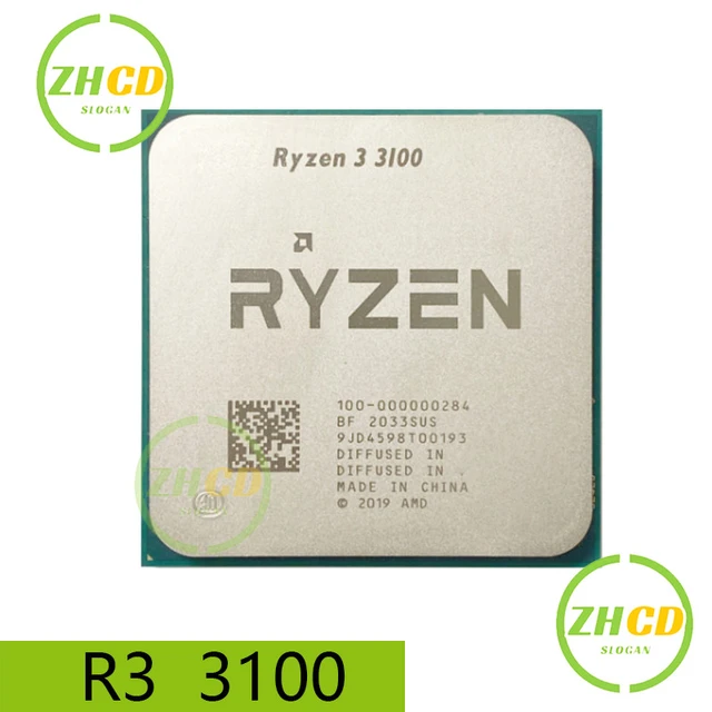 AMD For Ryzen 3 3100 R3 3100 3.6GHz quad-core eight-thread 65W CPU  processor L3=16M 100-000000184 slot AM4 - AliExpress