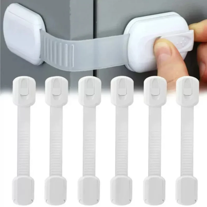 

Baby Child Safety Lock Protection of Children Baby Drawer Anti-opening Cabinet Door Refrigerator Anti-pinch Safety Lock Buckle