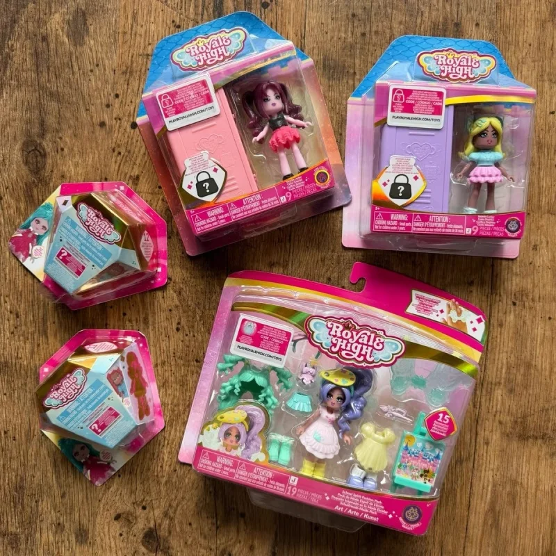 

Surprise Blind Box Dress Up Doll Girl Figure Fashion Toy Set Accessories Kids Collectible Gift Playset School Spirit Parts Set