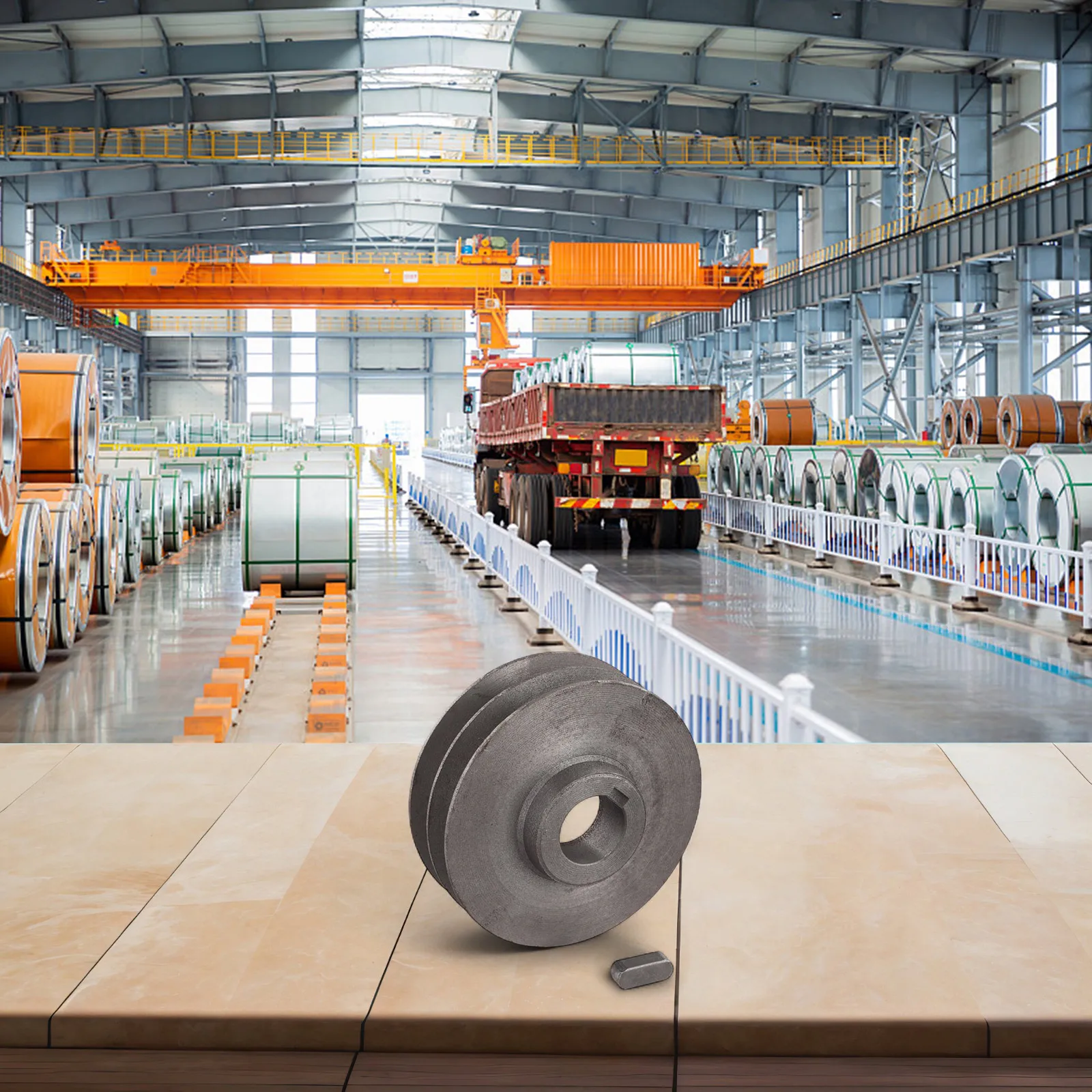 

Motor Pulley Redefined V-Belt Pulley Cast Iron Made Double Slot A Type Sepcifically Designed For Motors And Power Tool Accessori