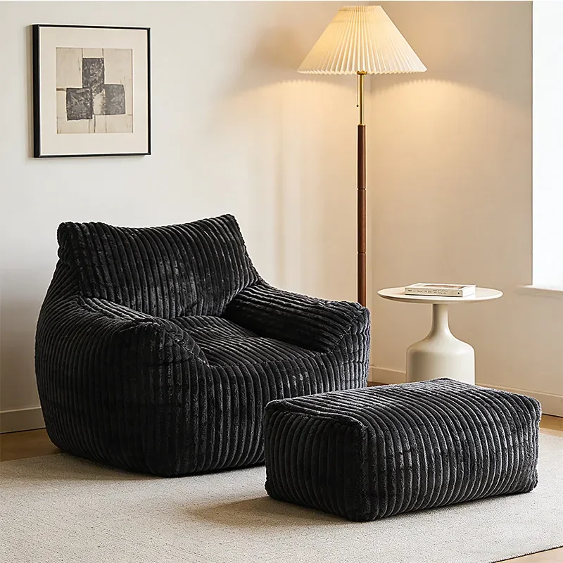 #Vacuum-Compressed Lazy Sofa for Small Spaces,Floor Sofa,Compact Single-Seater with Backrest,Space-Saving Indoor Lounge Chair