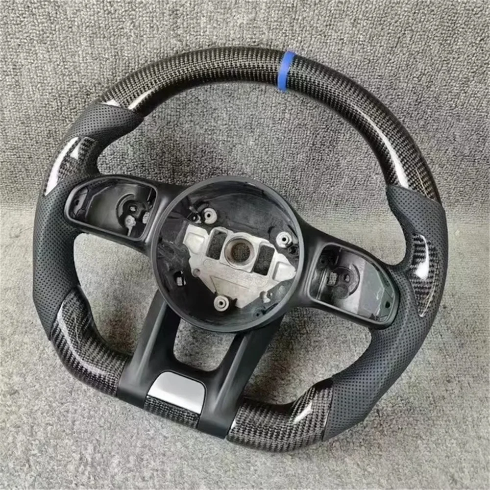 

Спортивный руль для Mercedes Benz W205 W206 E320 E260 E400 E200 E300 E350 E43 E63 E53 E500 из углеродного волокна, кожаная модель CLS