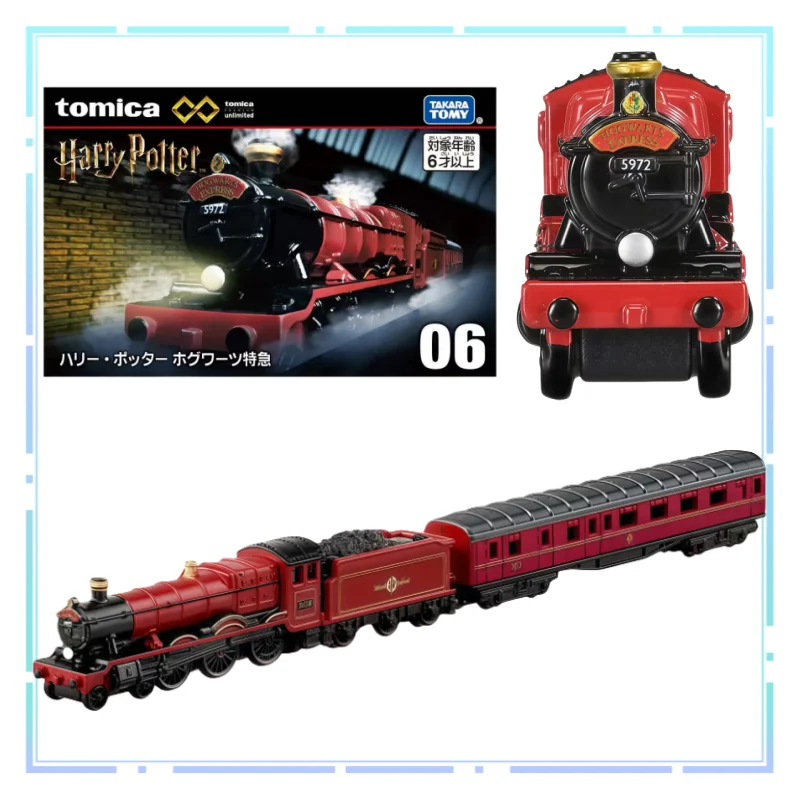 

TOMY The Harry Potter Hogwarts Alloy Train 22CM Simulation Collection Vehicle Model Ornament TPU06 Car Toys Festival Gifts