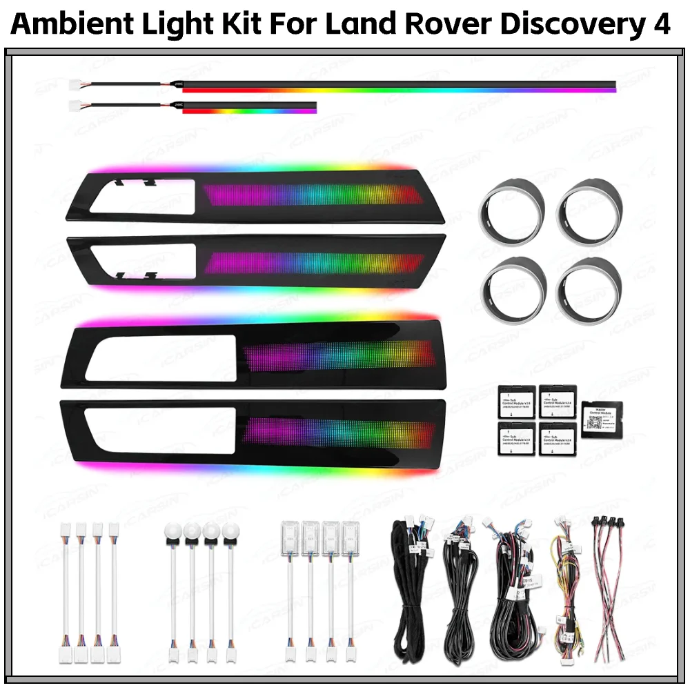 

Обновленное светодиодное освещение салона автомобиля Symphony для Land Rover Discovery 4 2010-2016, декоративные аксессуары