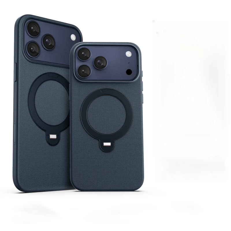 Magnetyczne etui na telefon z techniczną tkaniną i podstawką, 360 °   Obracana, amortyzująca wstrząsy, ochronna obudowa do iPhone 18 Pro Max, 17, 16, 15, 14. — zdjęcie produktu 6