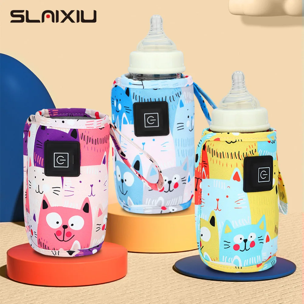 

Portable Baby Milk Water Warmer Travel Stroller Insulated Bag Baby Nursing Bottle Heater Safe Kids Supplies for Outdoor Winter