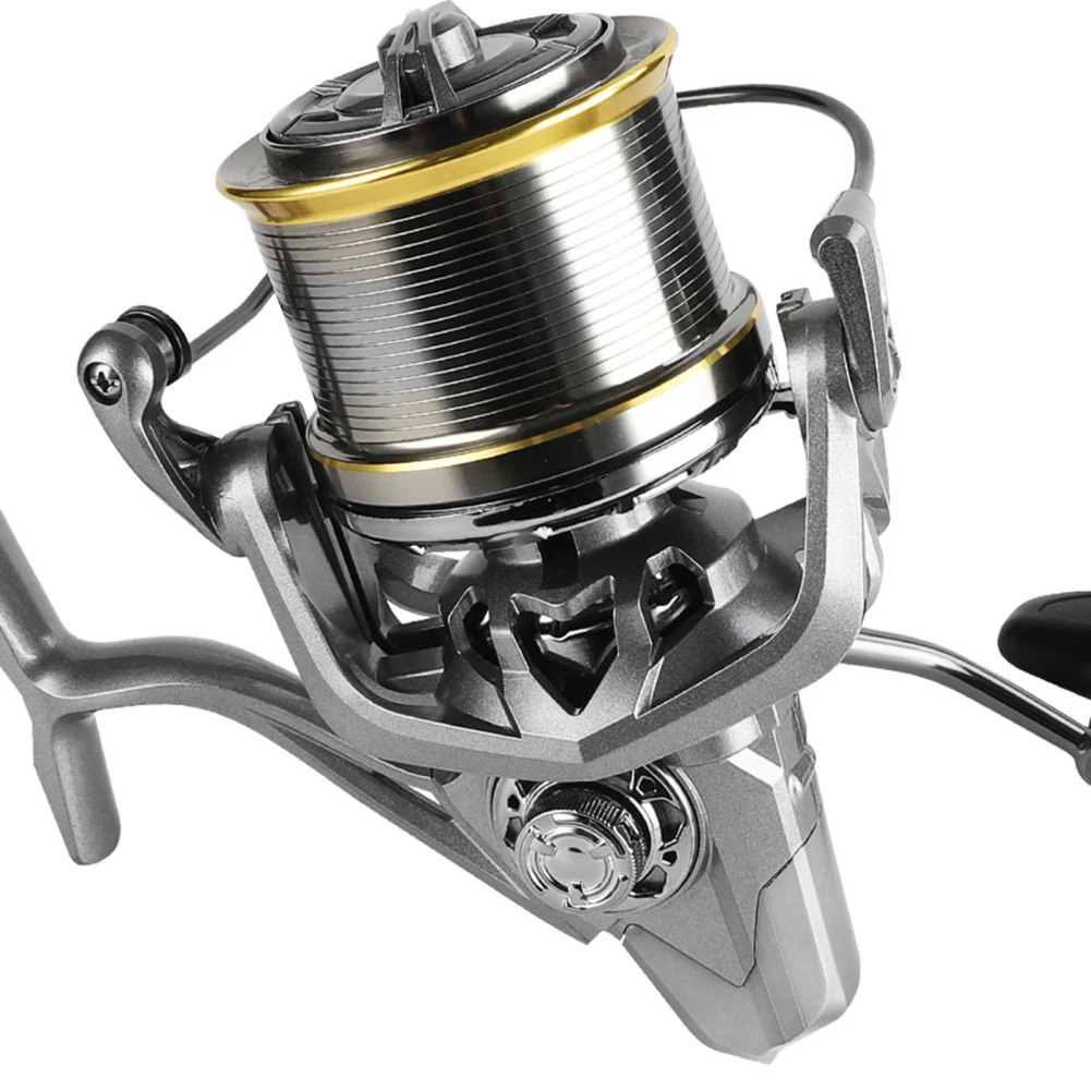 Spinning Reel 17+1BB Bearings 4.8:1 Gear Ratio High Speed With 18KG Braking Force 8000-14000 Wire Cup