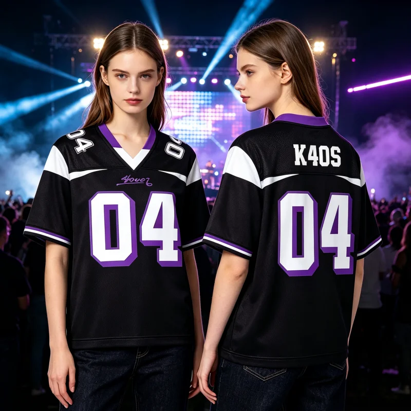 Summer Unisex K40S 04 3D Print Style Sports Jersey Breathable Short Sleeve T-Shirt Casual Streetwear Retro Fans Family Kids Tees
