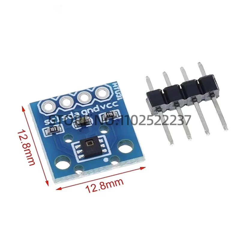 HTU31D Temperature And Humidity Sensor Module I2C High-Precision Probe HTU21D Upgrade Version HTU31 For Arduino DC 3.3~5.5V