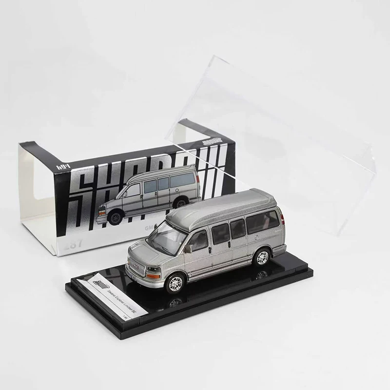 

Модель автомобиля SHADOW 1:64, масштаб 1:64, GMC Van, литая под давлением, из сплава, для взрослых, классическая коллекция, подарок, сувенир, игрушка для мальчика