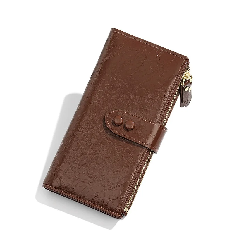 Long Card Holder Women Wallet 2025 New PU Leather Purse Fashionable Ladies Coin Purse