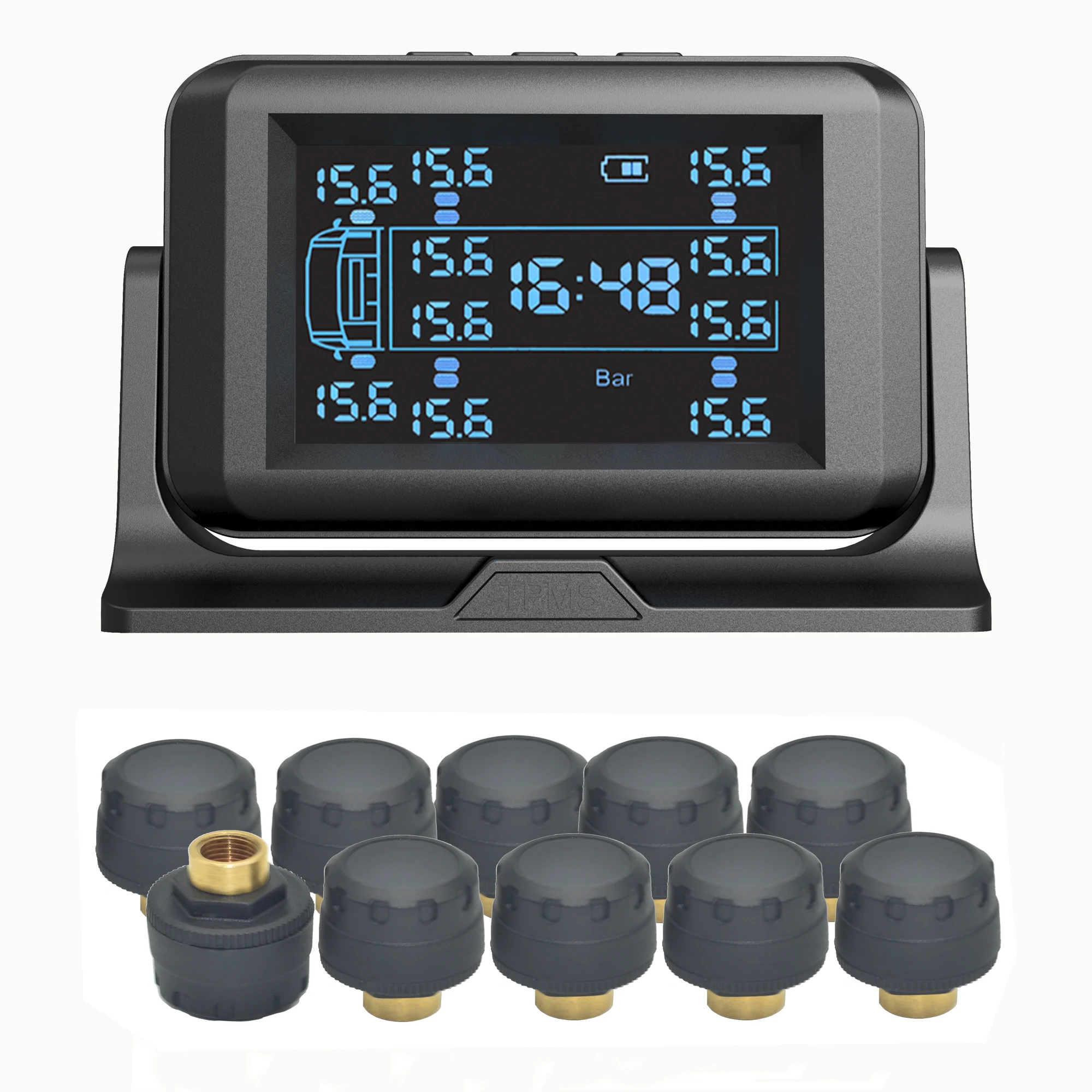 Fabrik Großhandel Fahrrad E-Fahrrad Motorrad LKW Abschlepp rv Anhänger Alarm 6 Sensor Auto Solar TPMS Reifendruck überwachungs system