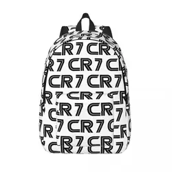 CR7 Fan Cristiano Ronaldo Portugal Backpack Boy Girl Kids Student School Bookbag Football Canvas Daypack Preschool Primary Bag