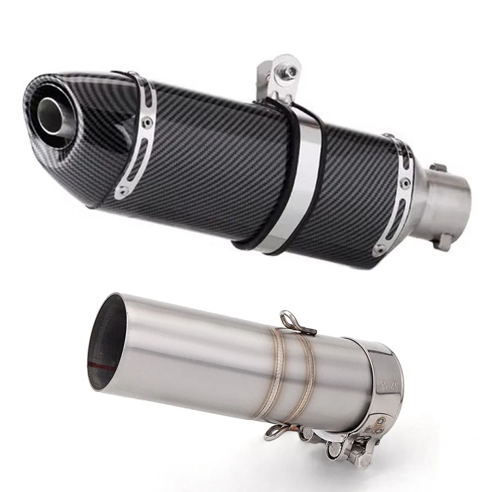 

For Honda CRF1100L Africa Twin 2020-2025 CRF1100 Motorcycle Exhaust System 51MM Mid Link Pipe Escape Slip-On With Muffler Pipe