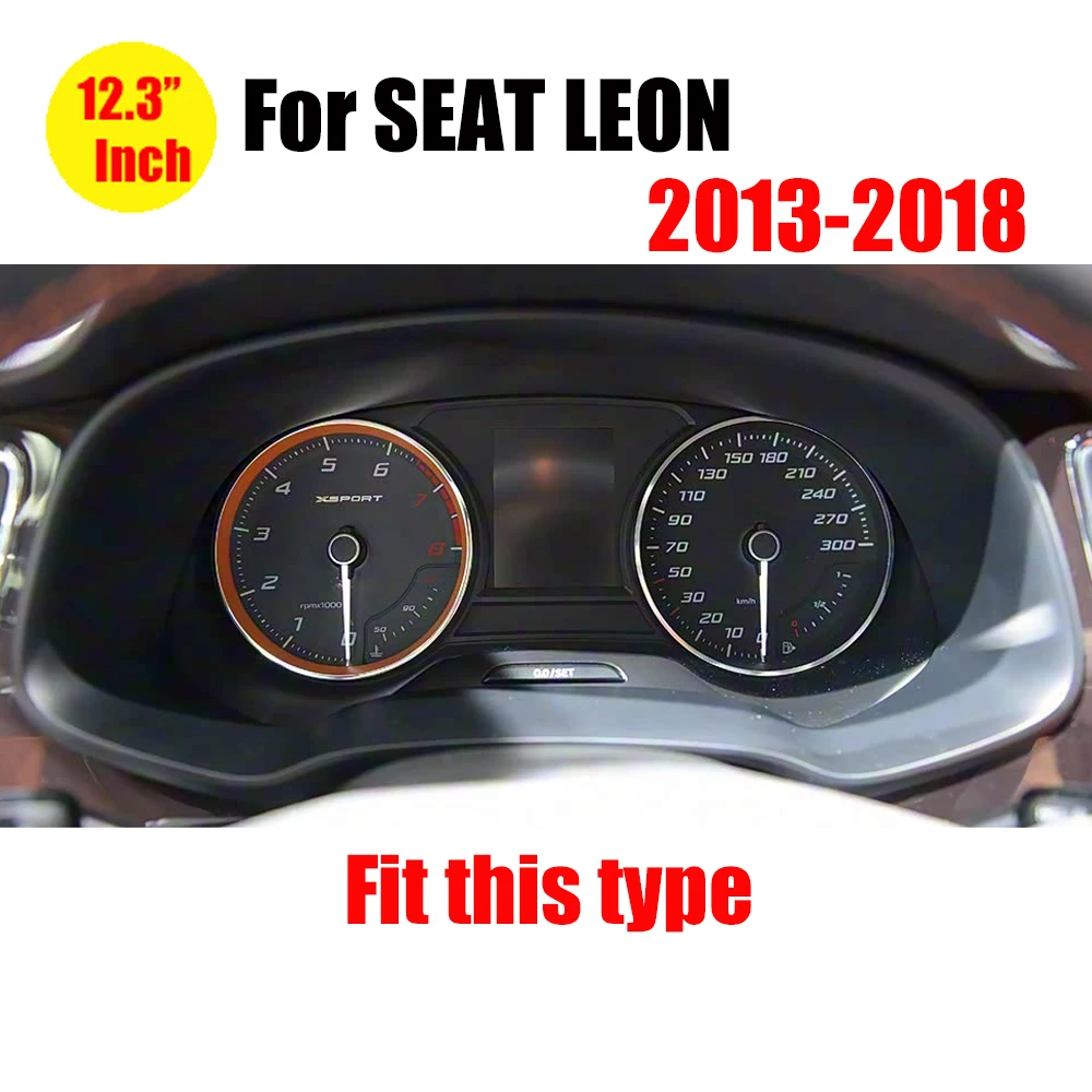 Digital Gauge Panel Instrument Cluster Speedometer Virtual Cockpit Odometer HDMI For SEAT Leon 5F 2013-2018 Dashboard Carplay