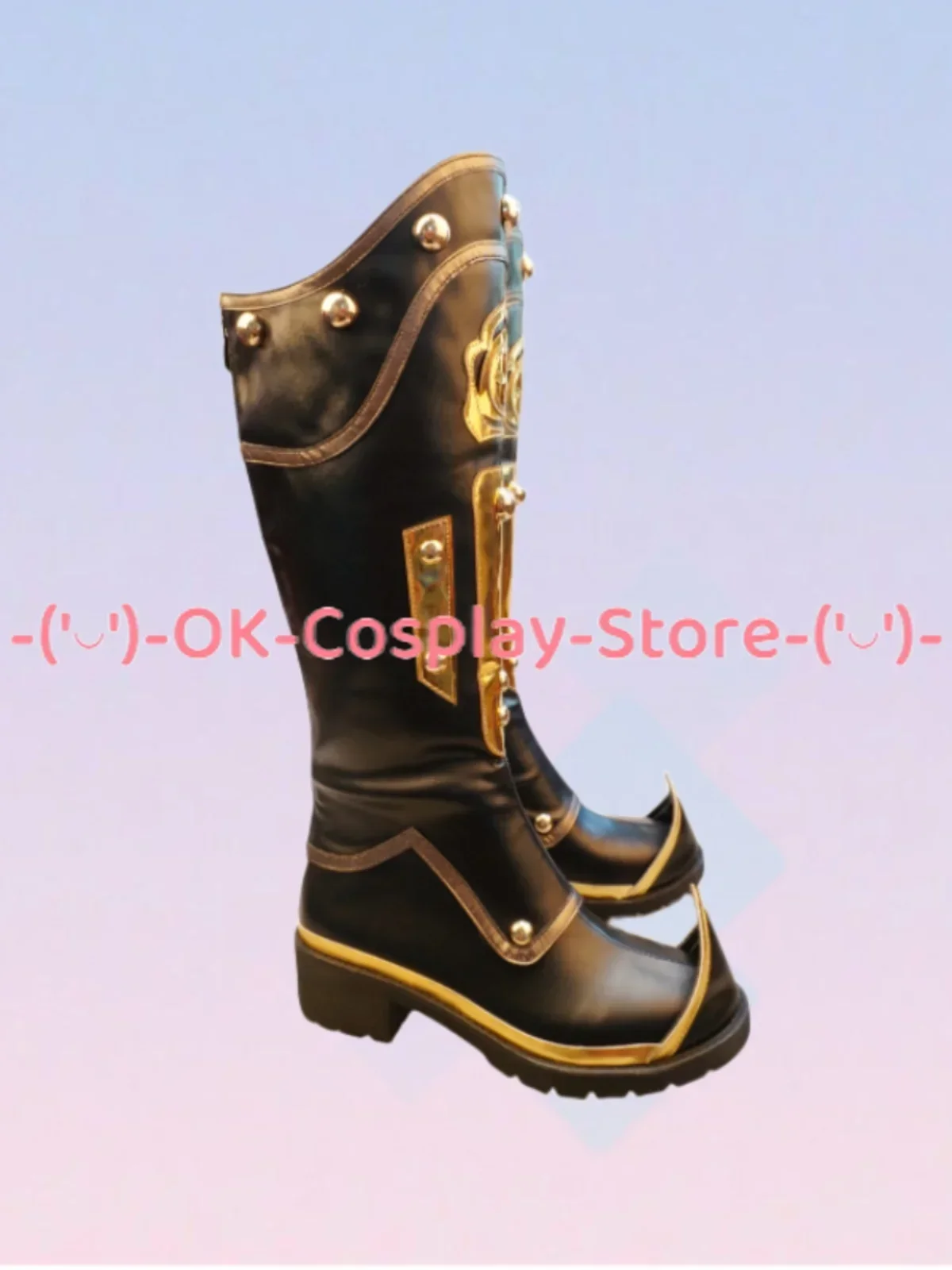 [Personalizzato] Antiquario Qi Shiyi Scarpe Cosplay Identity V Animal Tamer Anime Gioco di ruolo Prop Halloween Party Stivali in pelle PU