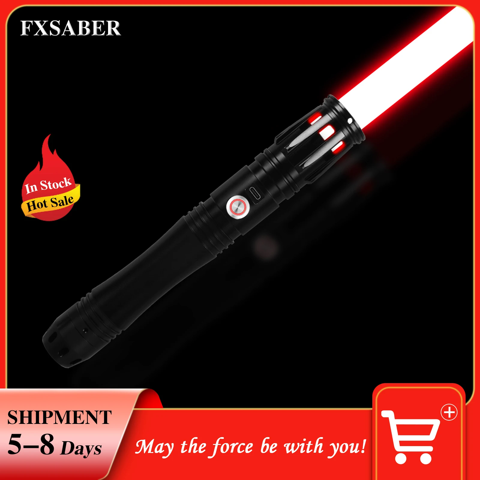 

FXSABER infinite Colors Changeable Metal Hilts 16 sounds Lightsaber Toys for Gift Party Light Saber