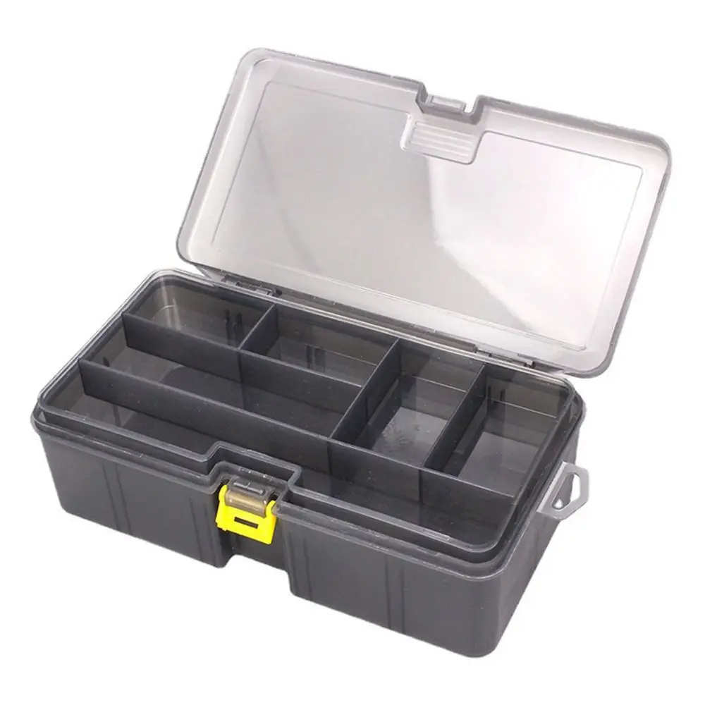 Fishing Tools Hook Bait Storage Box Container Waterproof Fishing Tackle Boxes Organizer Double Layer Fishing Lure Tackle Fishing