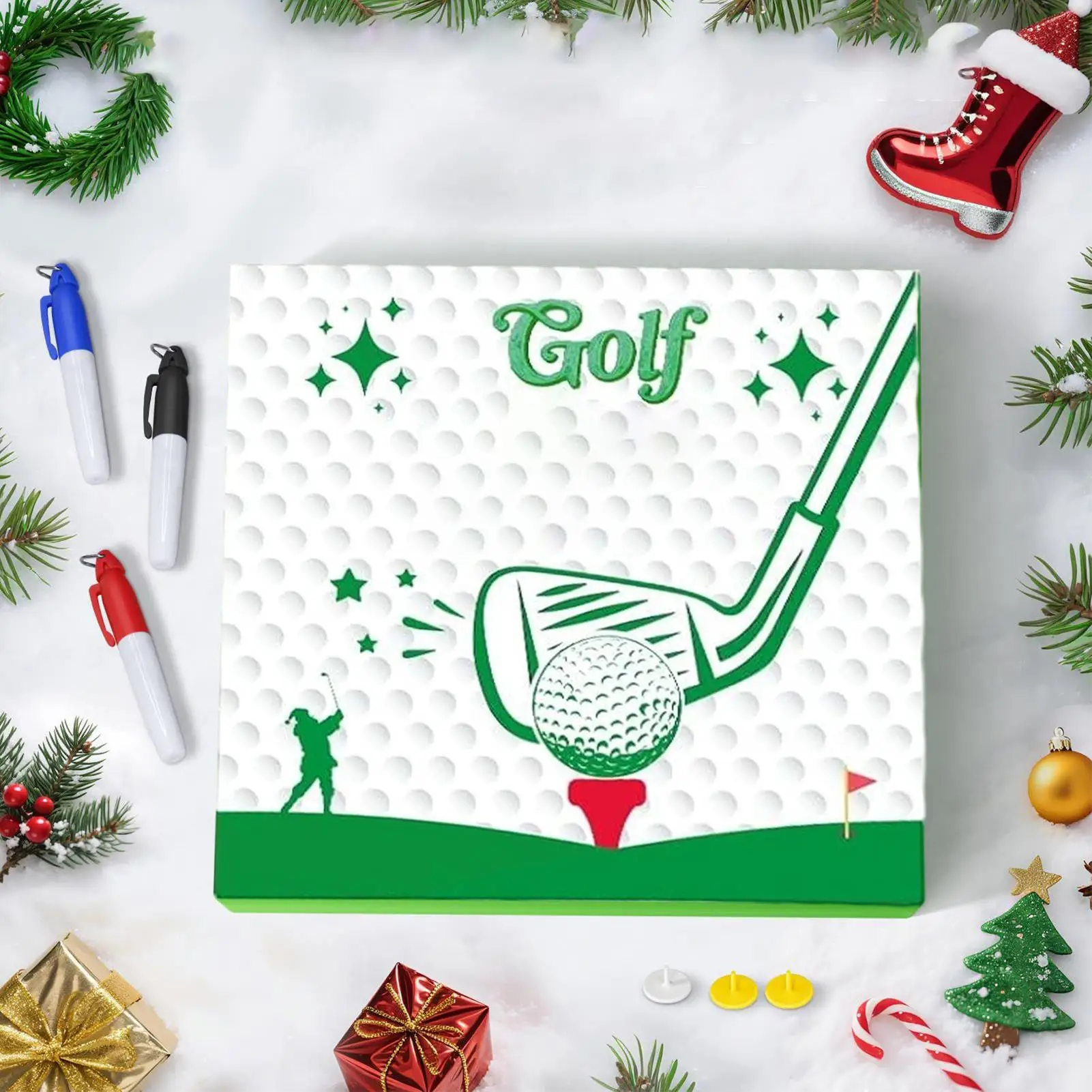 تقويم العد التنازلي للجولف 24 يومًا من ملحقات الجولف 2025 مجيء الجولف للمبتدئين المتحمسين الأب الابن شريك صديقها #4